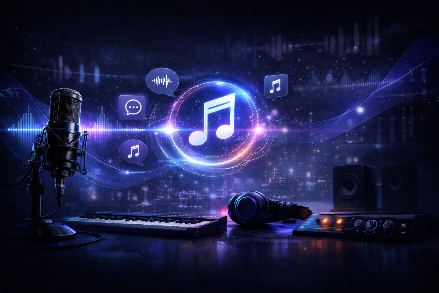 You can add or replace audio
